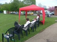 The game saw the unveiling of the clubs new gazebo